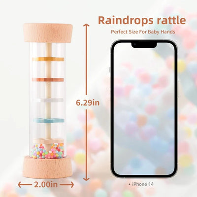 Baby Rain Stick™ – Musique magique de la pluie – Jouet sensoriel
