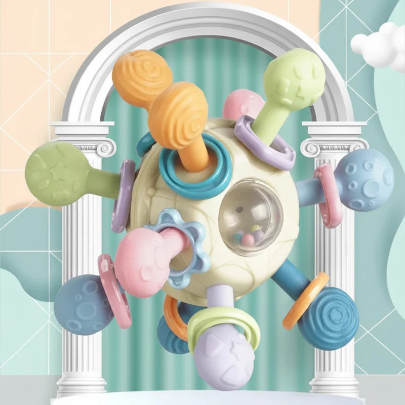 CalmChew | Zacht & Veilig – 3-in-1 Siliconen Bijtring