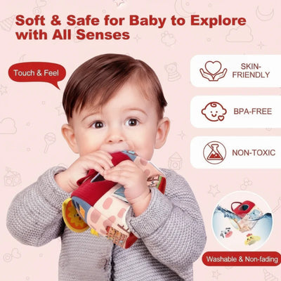 BabyBarn – Doux & Éducatif – Ferme avec animaux en peluche