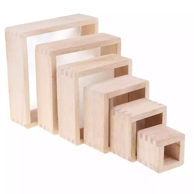 Kidpik Wooden Magnifying Blocks - Sensory toys