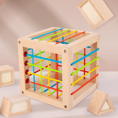 Wooden Shape Insert Box - Mathematics Educational Toys
