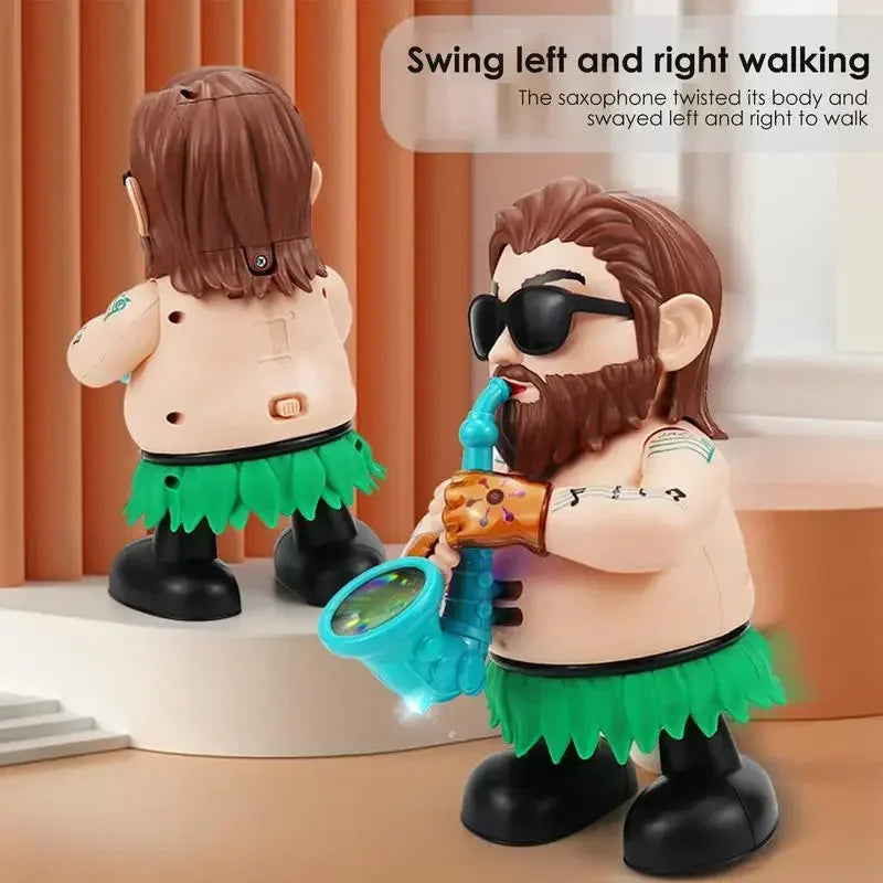 Dancing Saxophone Man™ - Chante et Danse - Poupée Musicale Dansante