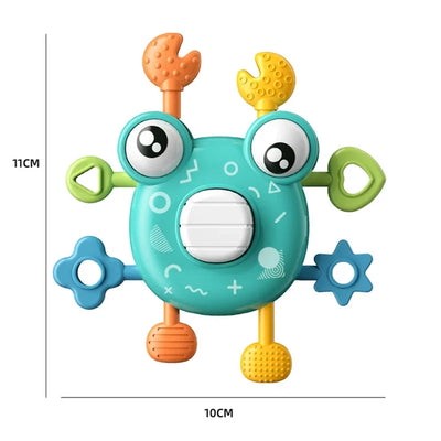 Crab Pull Toy™ – Amusement à tirer et à attraper – Jouet de dentition sensoriel en forme de crabe