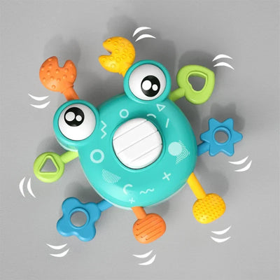 Crab Pull Toy™ – Amusement à tirer et à attraper – Jouet de dentition sensoriel en forme de crabe