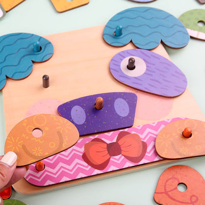 Wooden Face-changing Puzzle - Best Sensory Toys