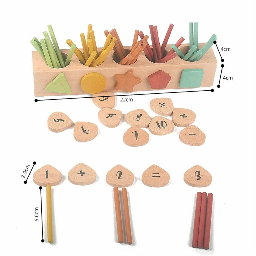 Number and Colour Sorting Box - The Best Montessori Toys