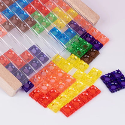 Wooden Tetris Game-Mathematics toys