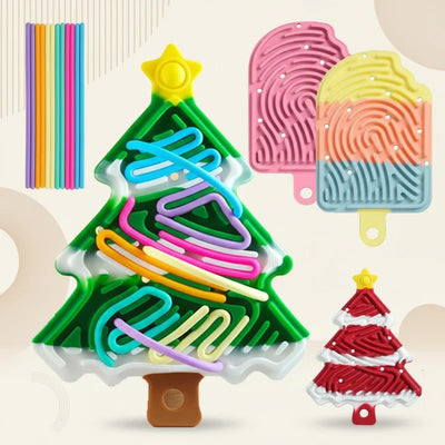FidgetFrost – Juguetón y Suave – Busy Board de Silicona