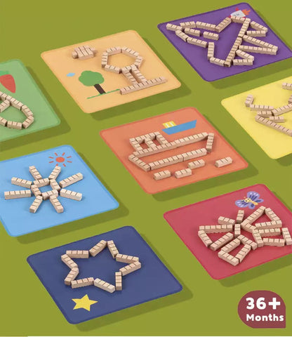 Wooden Puzzle Pieces-Mathematics toys