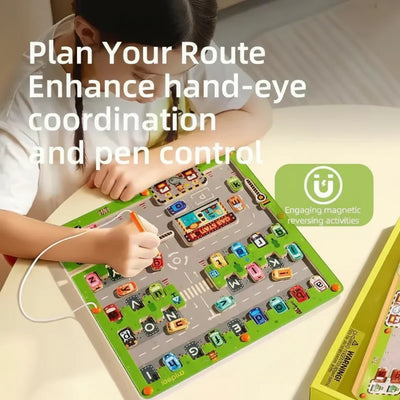 AlphaPark – Fin et Créatif – Labyrinthe Magnétique