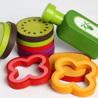 Wooden Fruit and Vegetable Salad Game - Open Ended Toys