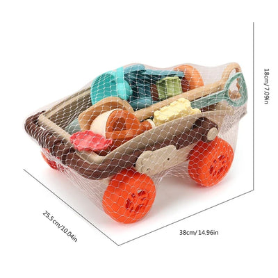 Beach Cart Set™ – Plaisir estival dans le sable – Ensemble de jeux de plage