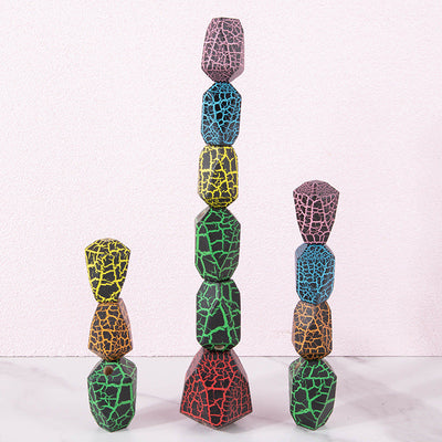 Bloques de cactus de madera - Los mejores juguetes de juego libre