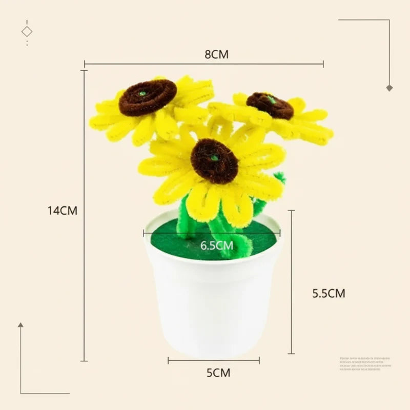 CraftBloom – Kleurrijk & Creatief – DIY Bloempot Knutselset