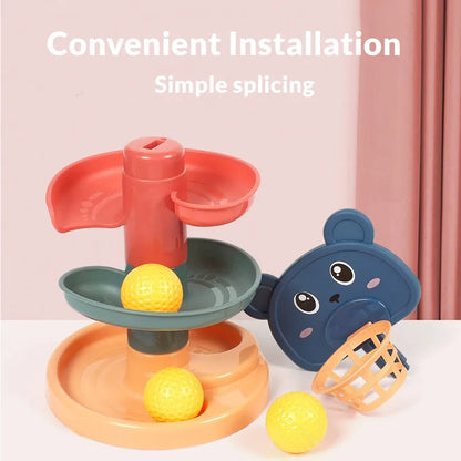 BambinoBoost™ glij- en stapelspeelset - Speelgoed Glijbaan