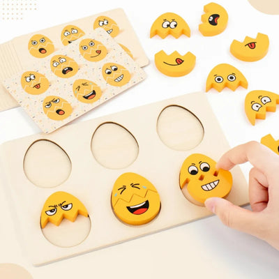 ExpressEggs – Apprendre à gérer ses émotions – Puzzle d'expressions faciales