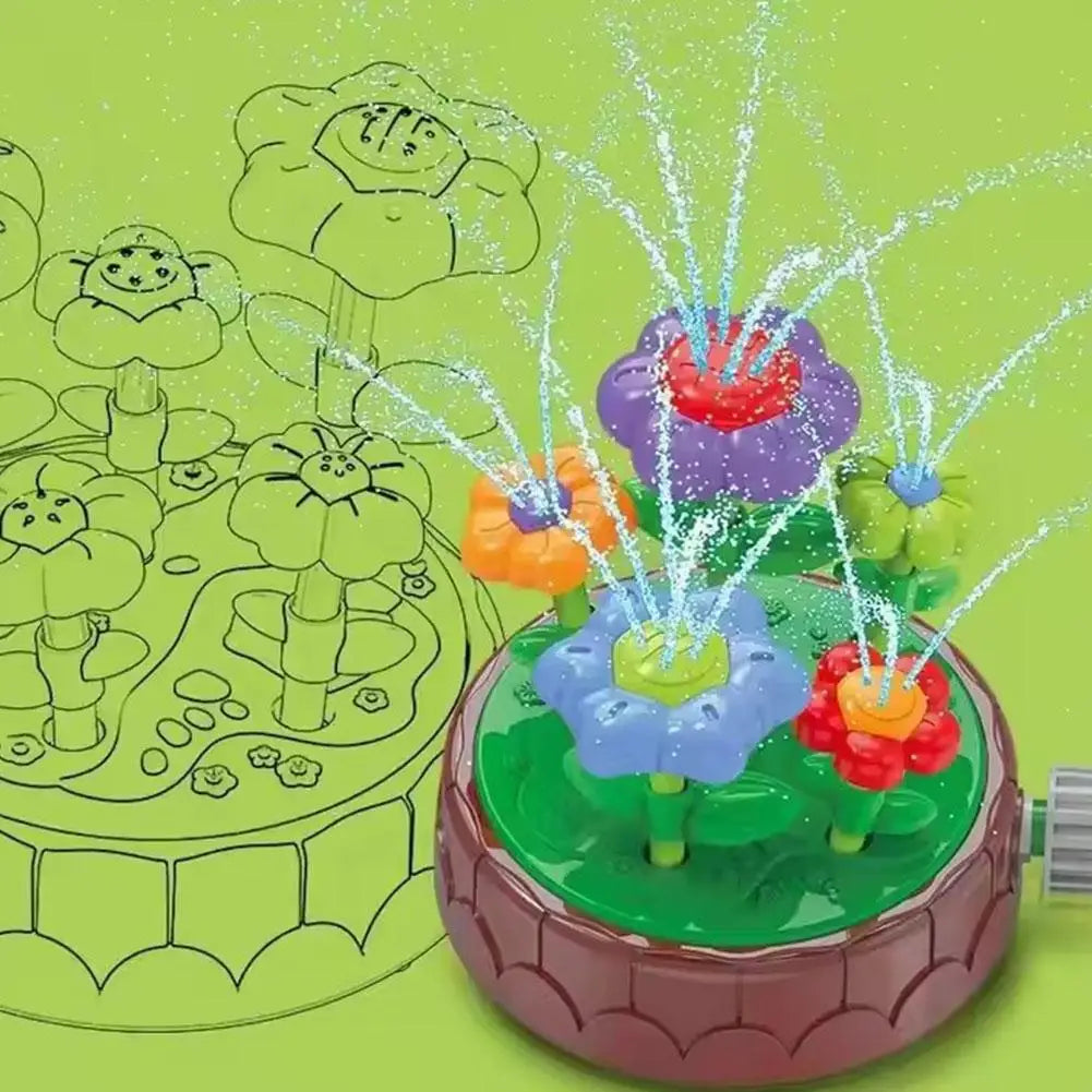 Aqua Bloom - Draai & Spat - Waterspeelgoed Bloemen Sproeier