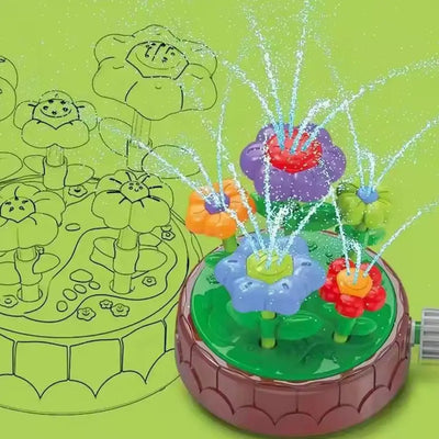 Aqua Bloom - Draai & Spat - Waterspeelgoed Bloemen Sproeier