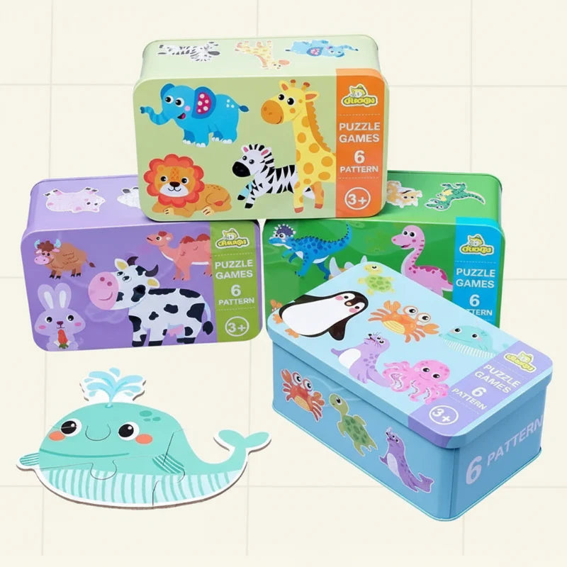 BrainBox – Leren & Spelen – 3D Houten Puzzel