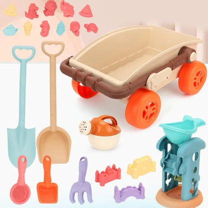 Beach Cart Set™ – Zomer Zandpret – Strandspel Set