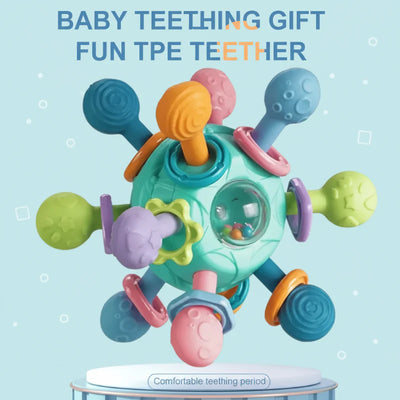 CalmChew | Zacht & Veilig – 3-in-1 Siliconen Bijtring