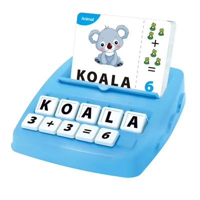 EduPlay – 2-en-1 - Ensemble d'apprentissage et de jeu avec cartes alphabet et chiffres