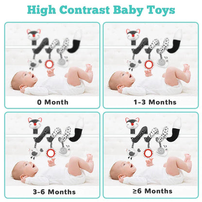Baby Spiral Toy™ - Autostoel & Kinderwagen Speelgoed