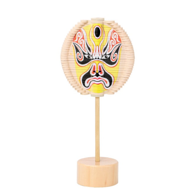 Wooden Tree Spinner - Chinese Cultural Face Sensory toys