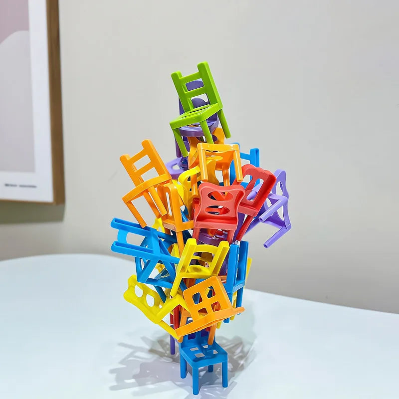Chair Stack™ - Interactief & Stimuleer creativiteit - Stapel Stoelen Spel