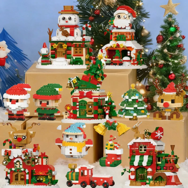 HolidayBlocks – Vrolijk & Decoratief – Kerst Mini Bouwstenen