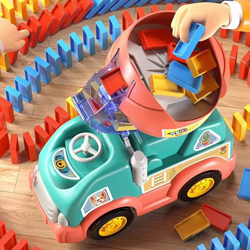 Domino Car™ - Amusement Créatif avec les Dominos - Poseur de Dominos