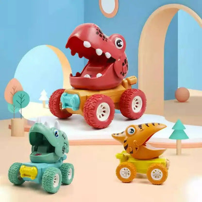 Dino Monstertruck™ - Push & Go Dinosaurus Race - Dino Auto's