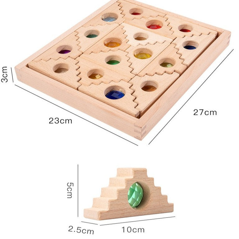 Rainbow Gem Blocks - Best Open Ended Toys