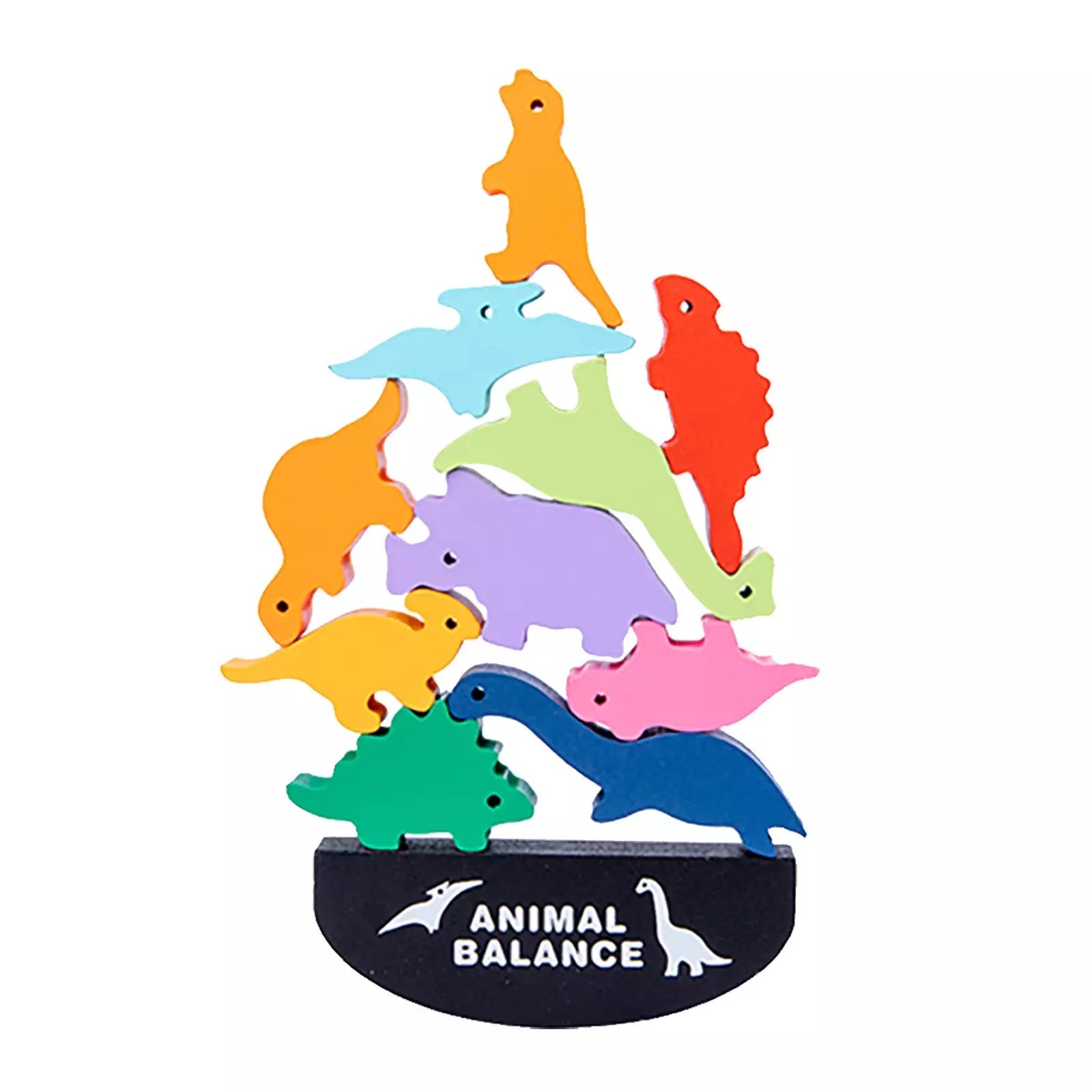 Wooden Dinosaur Balance- Fine motor skills toys