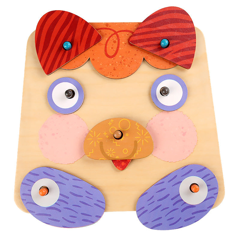 Wooden Face-changing Puzzle - Best Sensory Toys