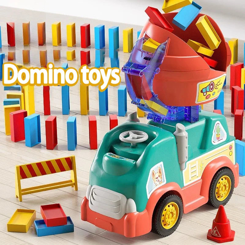 Domino Car™ - Amusement Créatif avec les Dominos - Poseur de Dominos
