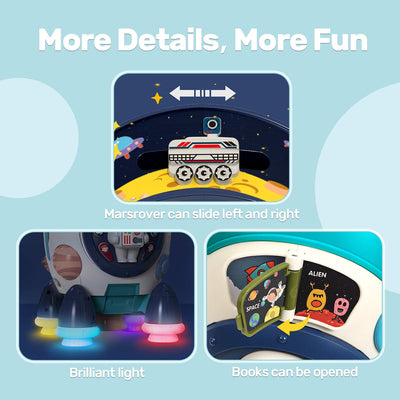 Fidtoy Musical Rocket Space Learning Toy