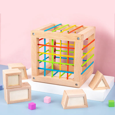 Wooden Shape Insert Box - Mathematics Educational Toys