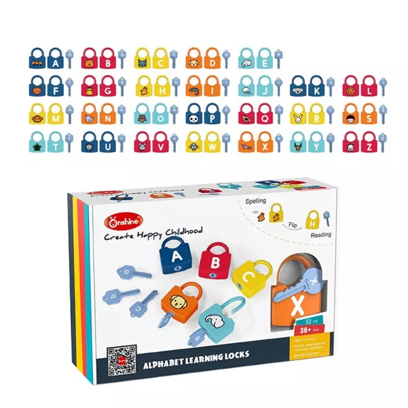 Onshine Serrures numériques et serrures alphabétiques - Jouets pour la motricité fine