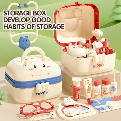 Hippo Doctors Set™ - Mini Docteurs en Action - Kit Docteur Jouet