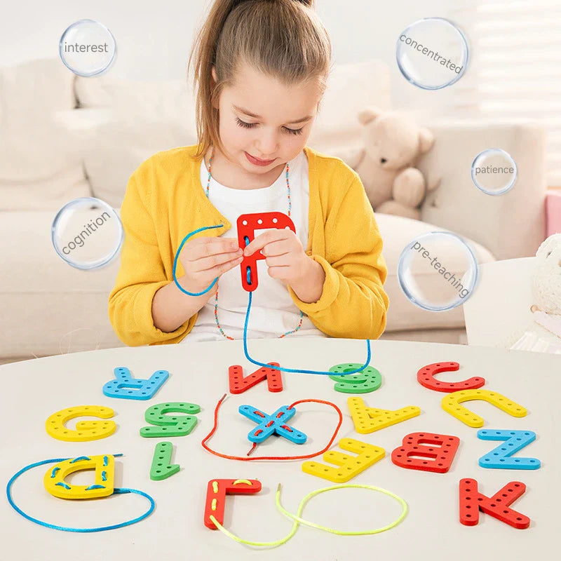 Cognitive Thread Toy™ – Slimme Lijntjes – Peuter Ontwikkelingsspel