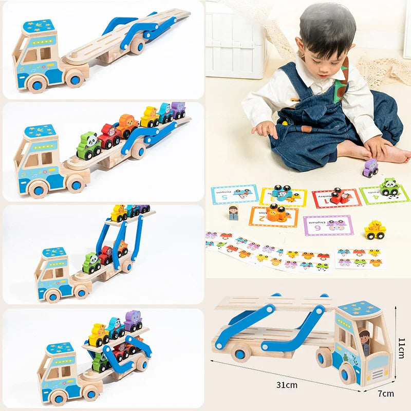 CargoMatch – Créatif & Éducatif – Camion en bois