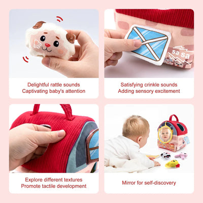 BabyBarn – Doux & Éducatif – Ferme avec animaux en peluche