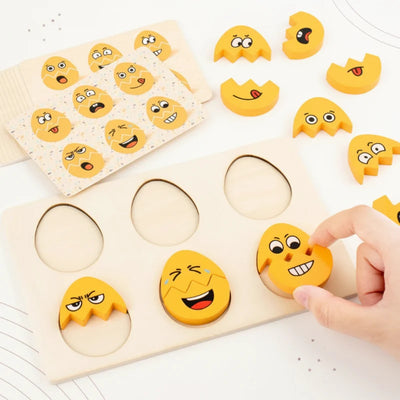 ExpressEggs – Apprendre à gérer ses émotions – Puzzle d'expressions faciales