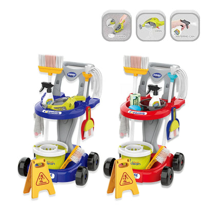 CleanPlay – Educativo y Divertido – Carrito de limpieza de juguetes