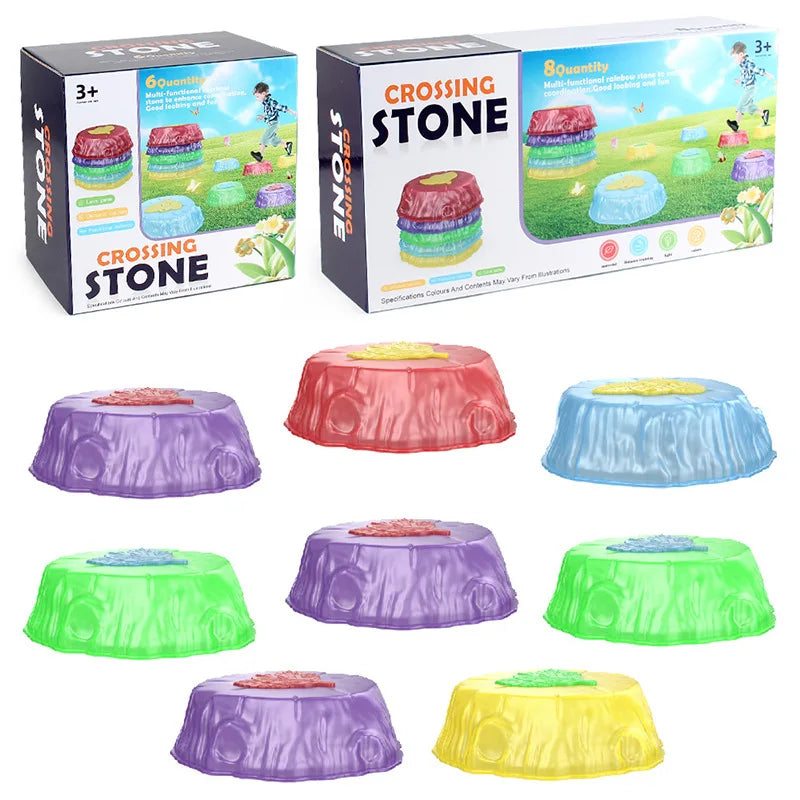 Crossing Stones™ - Saltar y equilibrar - Piedras de equilibrio luminosas