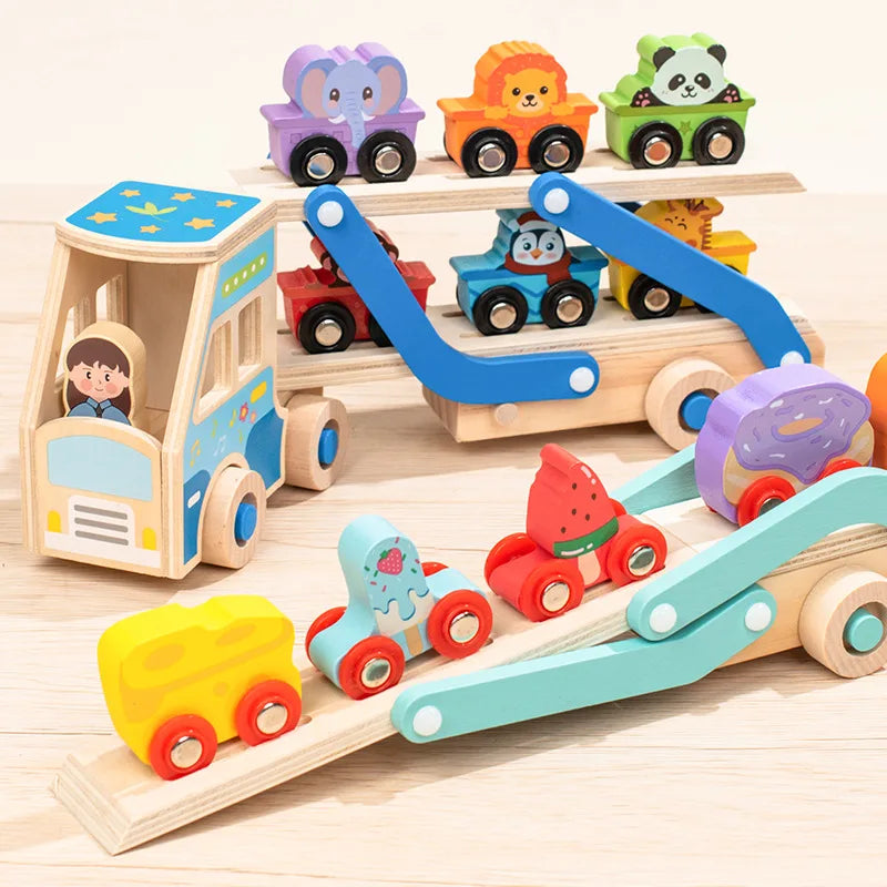 CargoMatch – Créatif & Éducatif – Camion en bois
