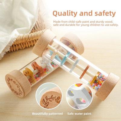 Baby Rain Stick™ – Musique magique de la pluie – Jouet sensoriel