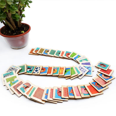 Animal Texture Match puzzle - Fine motor skills toys