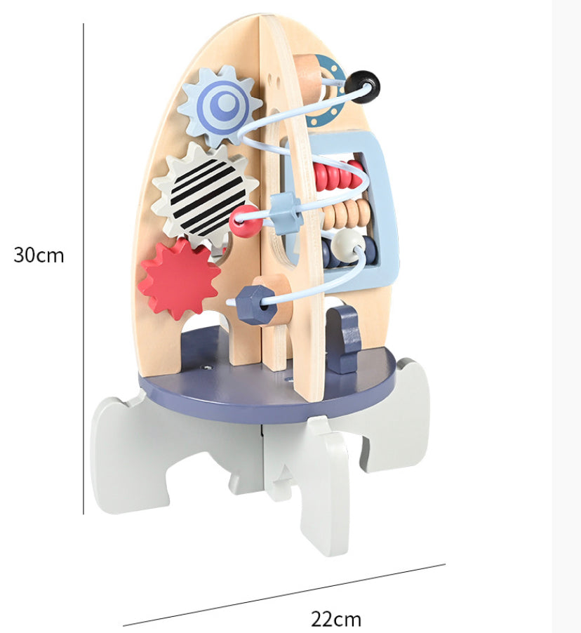 Wooden Multifunction Rocket - Best Fine Motor Toys